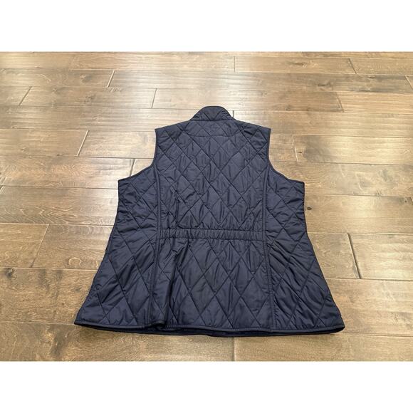 Ralph Lauren Womens Navy 2020 PGA Harding Park Quilted Button Full Zip Vest XL - Picture 3 of 12